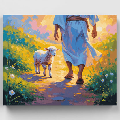 The Good Shepherd's Path - Paint by Numbers Kit