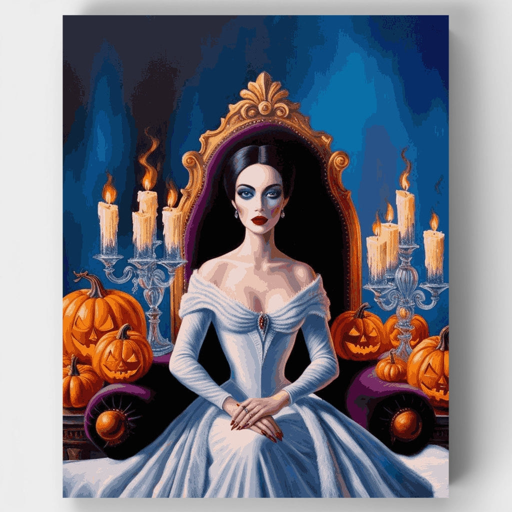 Princesa de Halloween - Kit de pintura por números — Estándar