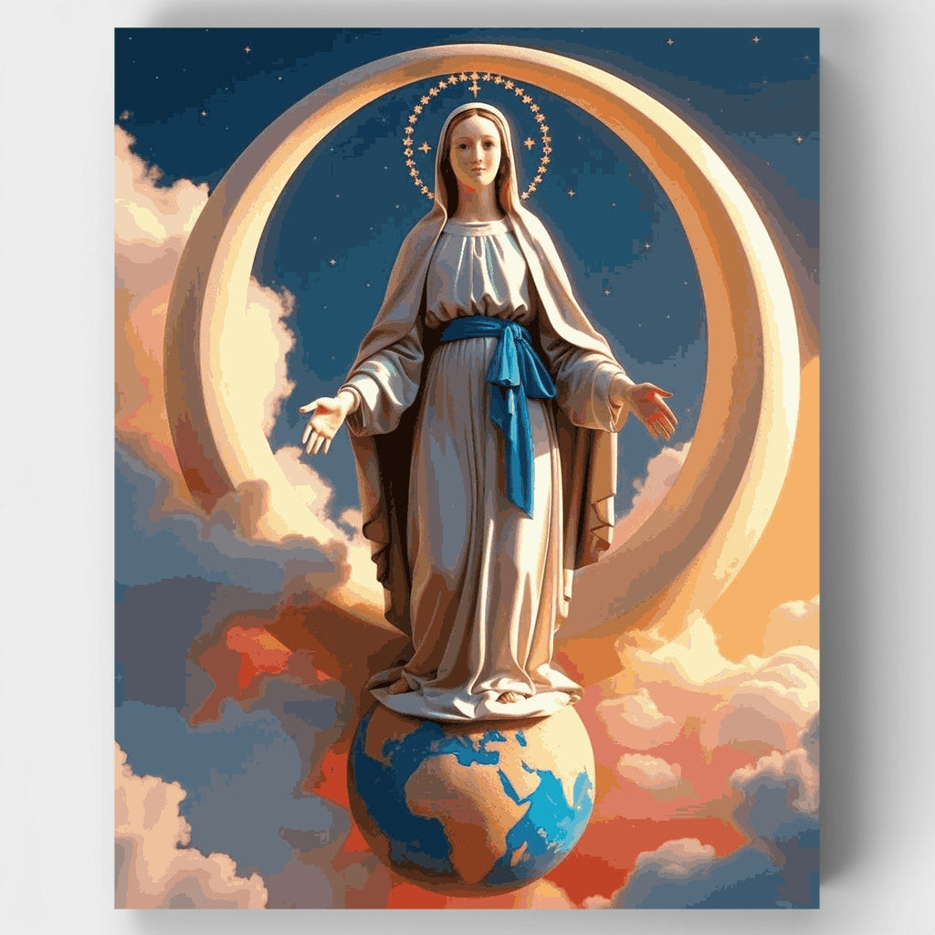 Nuestra Señora de las Gracias - Kit de pintura por números — Estándar