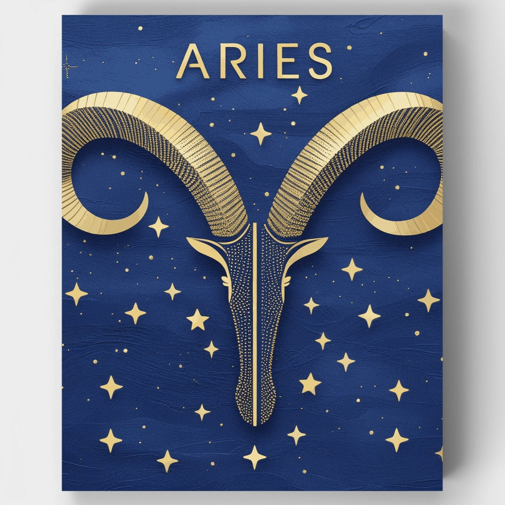 Aries celestial - Kit de pintura por números — Estándar