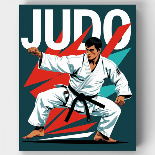 Judo Martial Arts - Paint by Numbers Kit