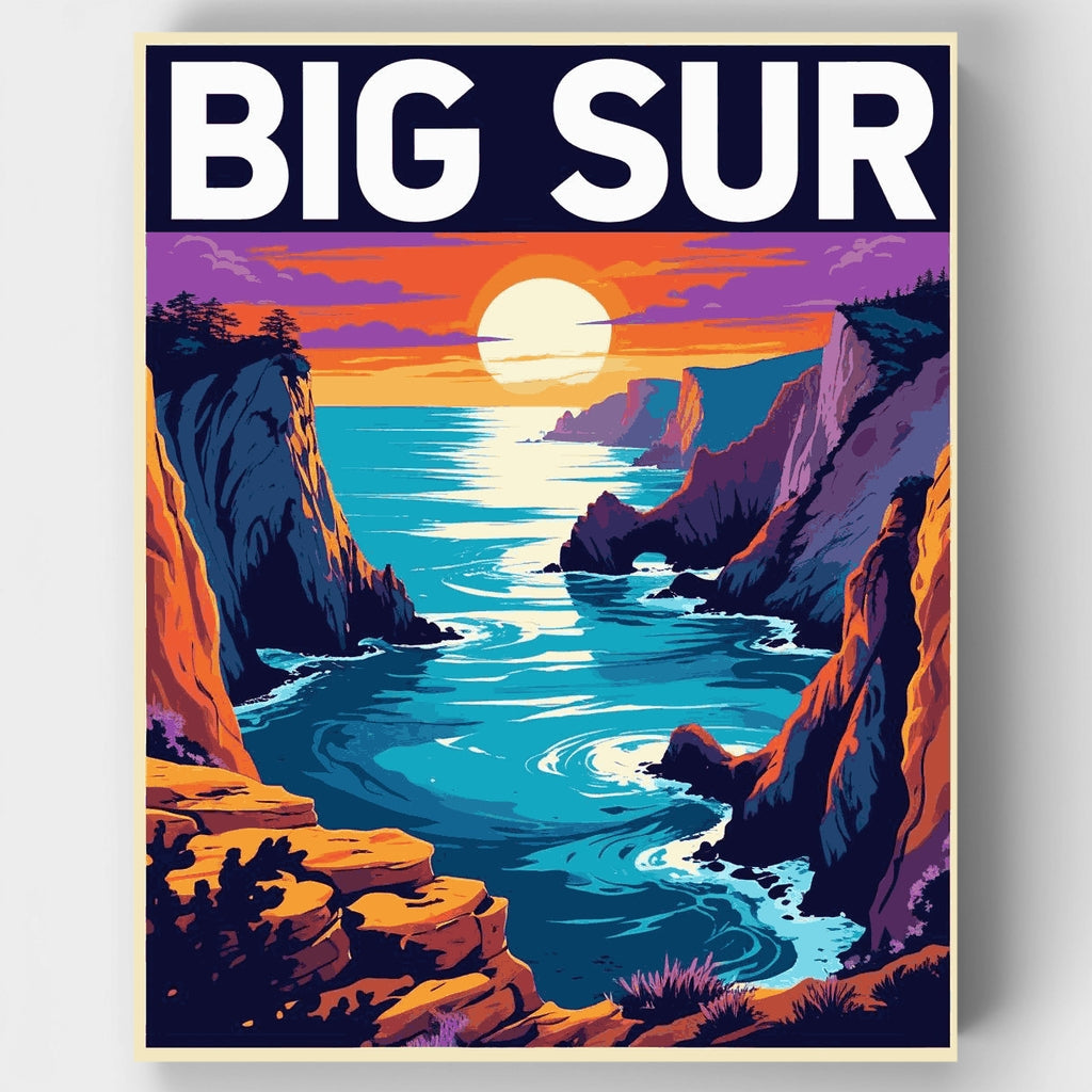 Big Sur - Kit de pintura por números — Estándar