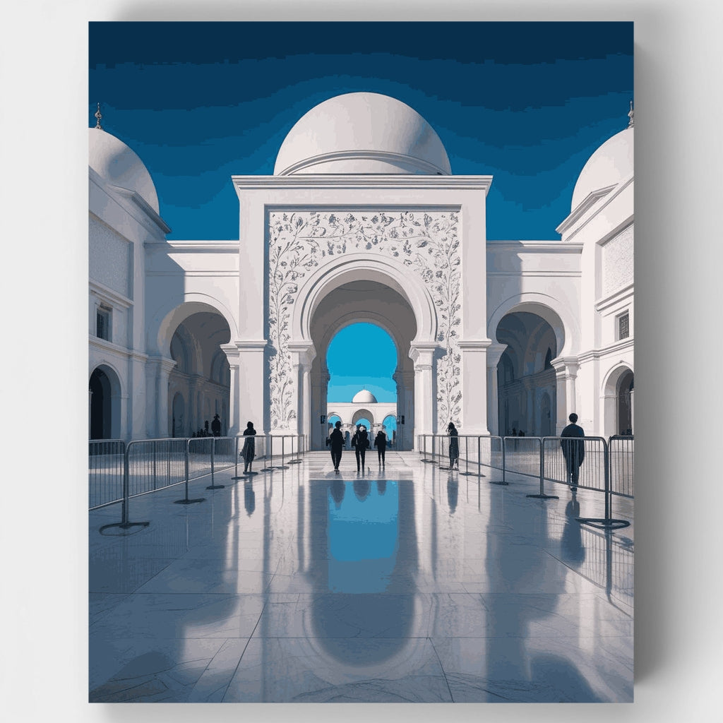 Arquitectura de la Gran Mezquita - Kit de pintura por números — Estándar