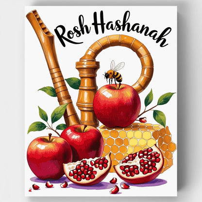 Rosh Hashanah - Paint by Numbers Kit