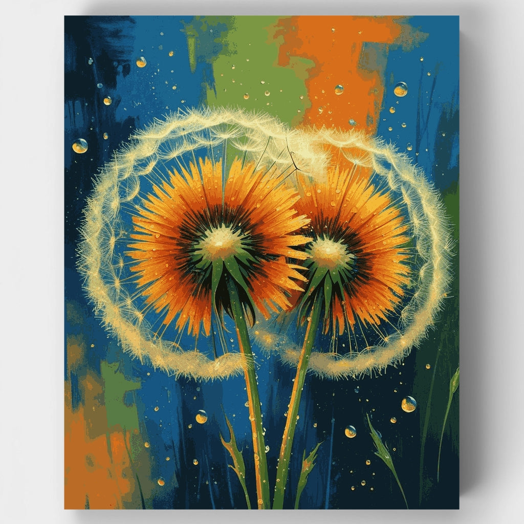 Sueños de diente de león - Kit de pintura por números — Estándar