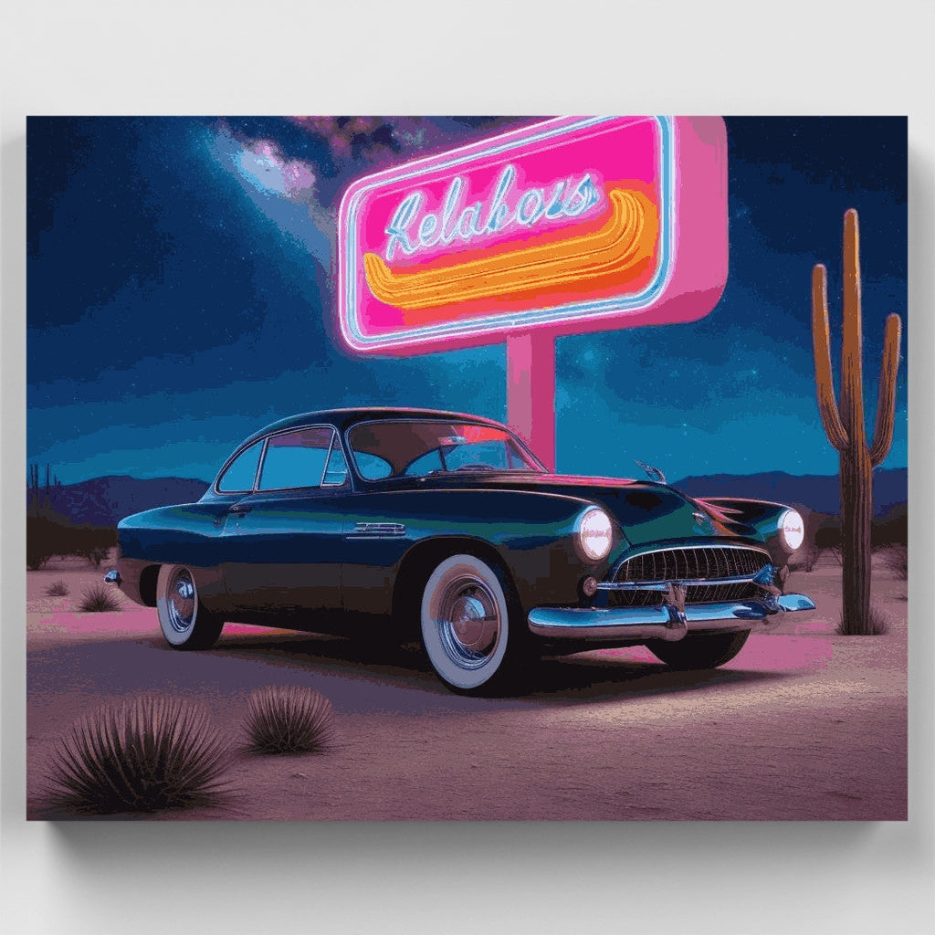 Kit de pintura por números - Desert Neon Classic — Estándar