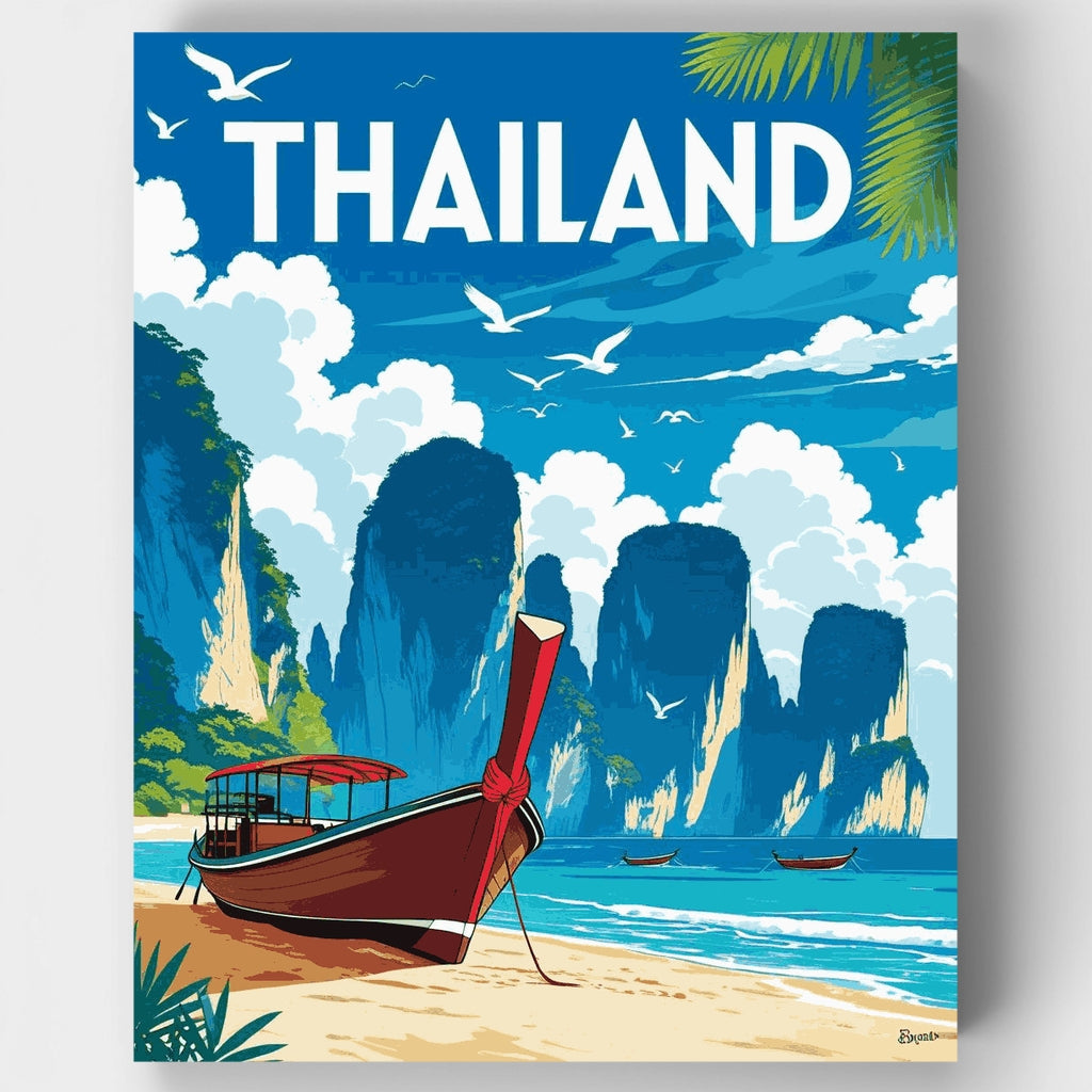 Tailandia - Kit de pintura por números — Estándar