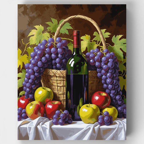 Vineyard Harvest Still Life - Paint by Numbers Kit