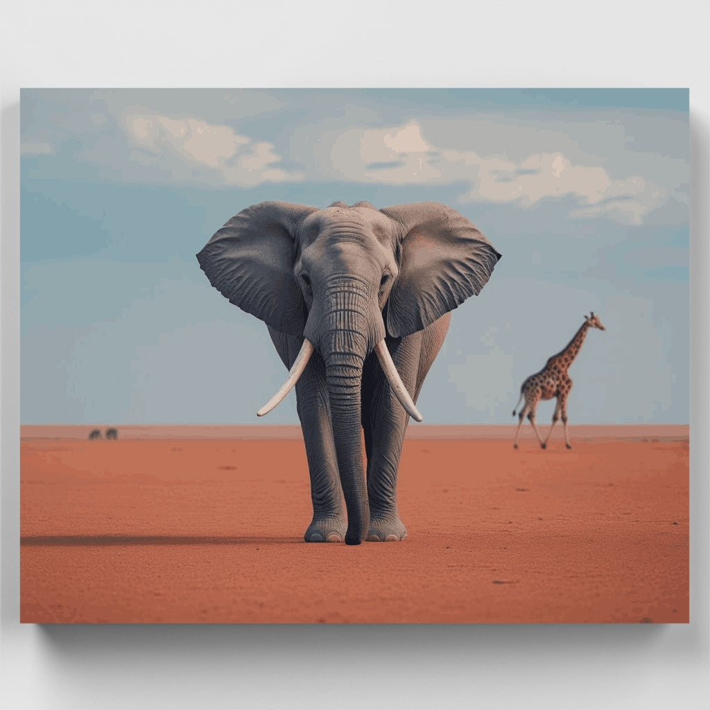 African Safari Adventure - Paint by Numbers Kit