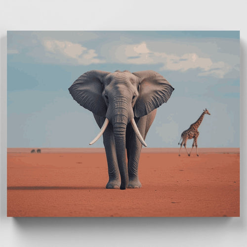 African Safari Adventure - Paint by Numbers Kit
