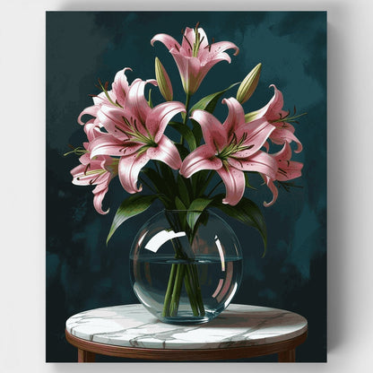 Serenity in Pink - Paint by Numbers Kit