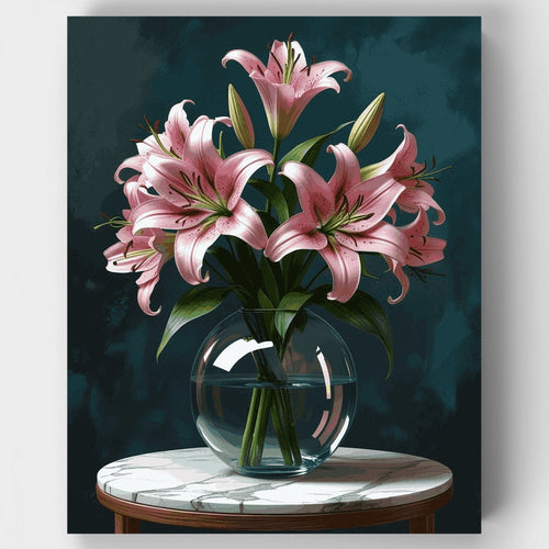 Serenity in Pink - Paint by Numbers Kit