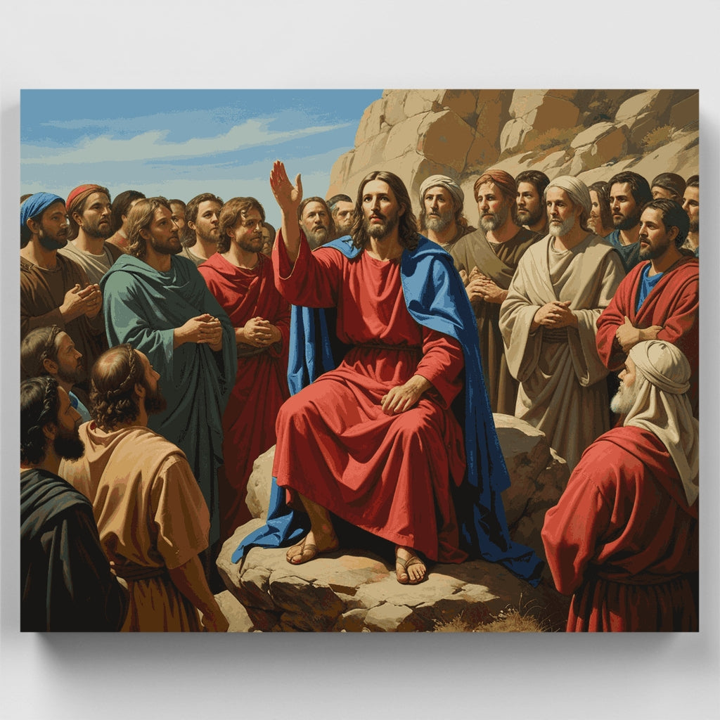 Sermón en la Ladera - Kit de Pintura por Números — Estándar