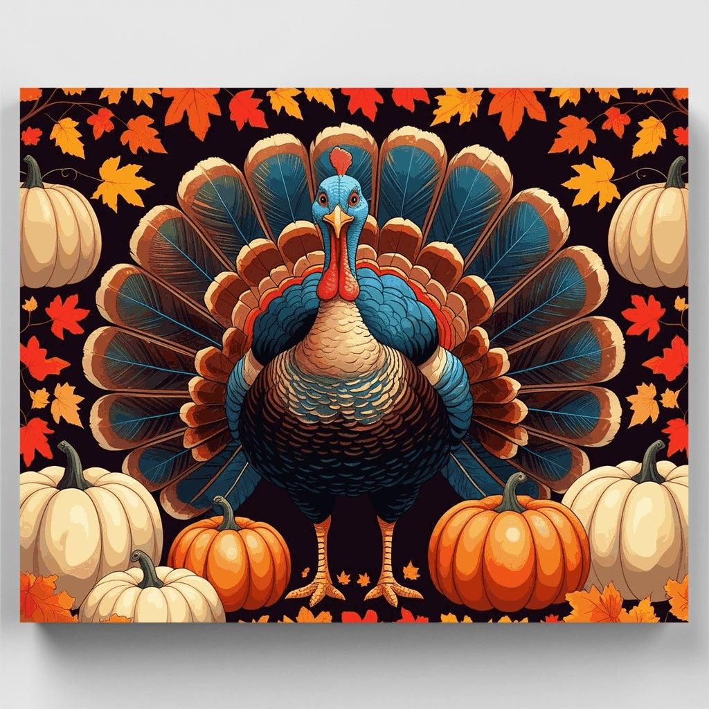 Thanksgiving Turkey - Paint by Numbers Kit