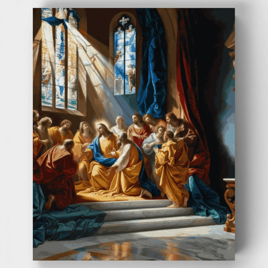 Baroque Church - Paint by Numbers Kit