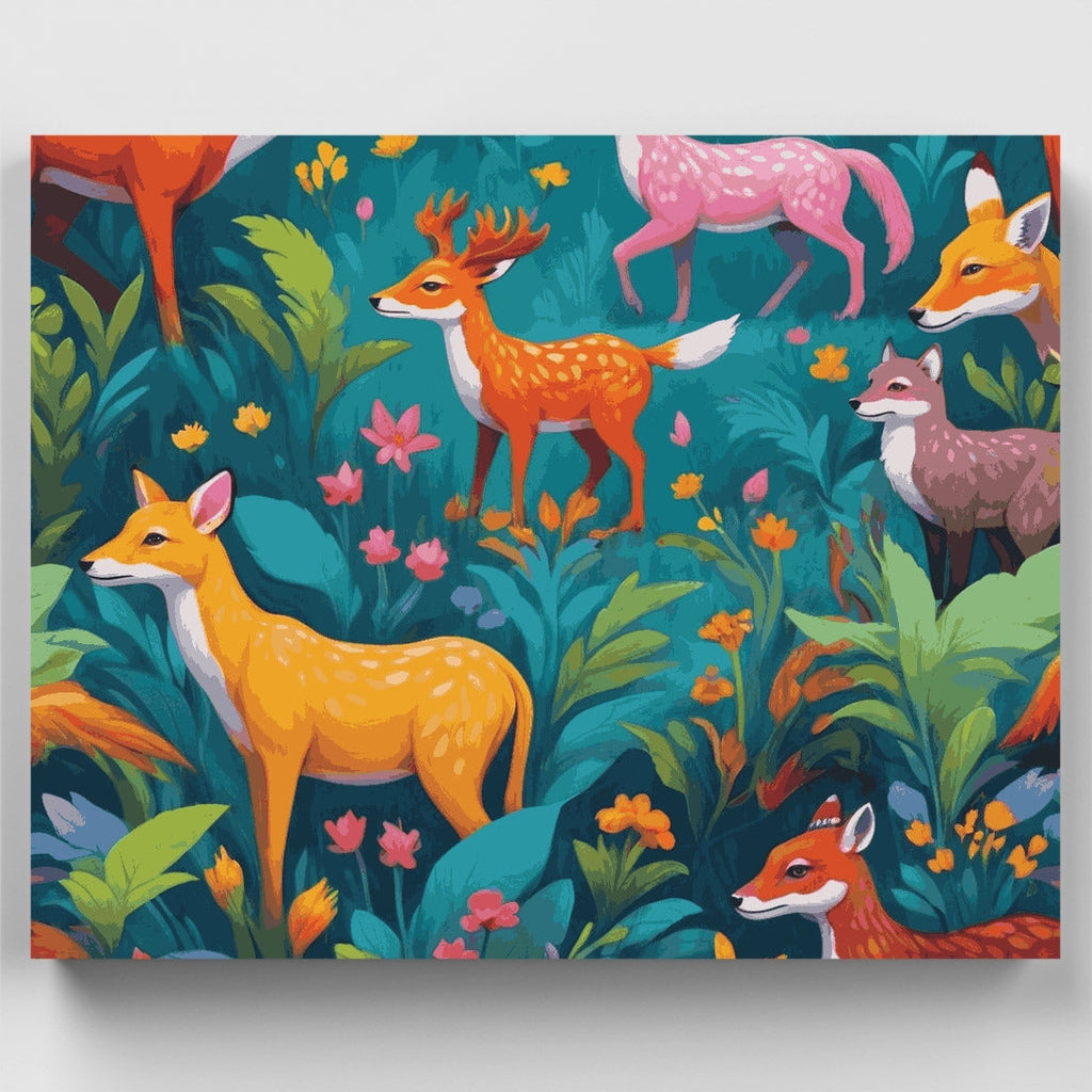 Amigos del bosque - Kit de pintura por números — Estándar