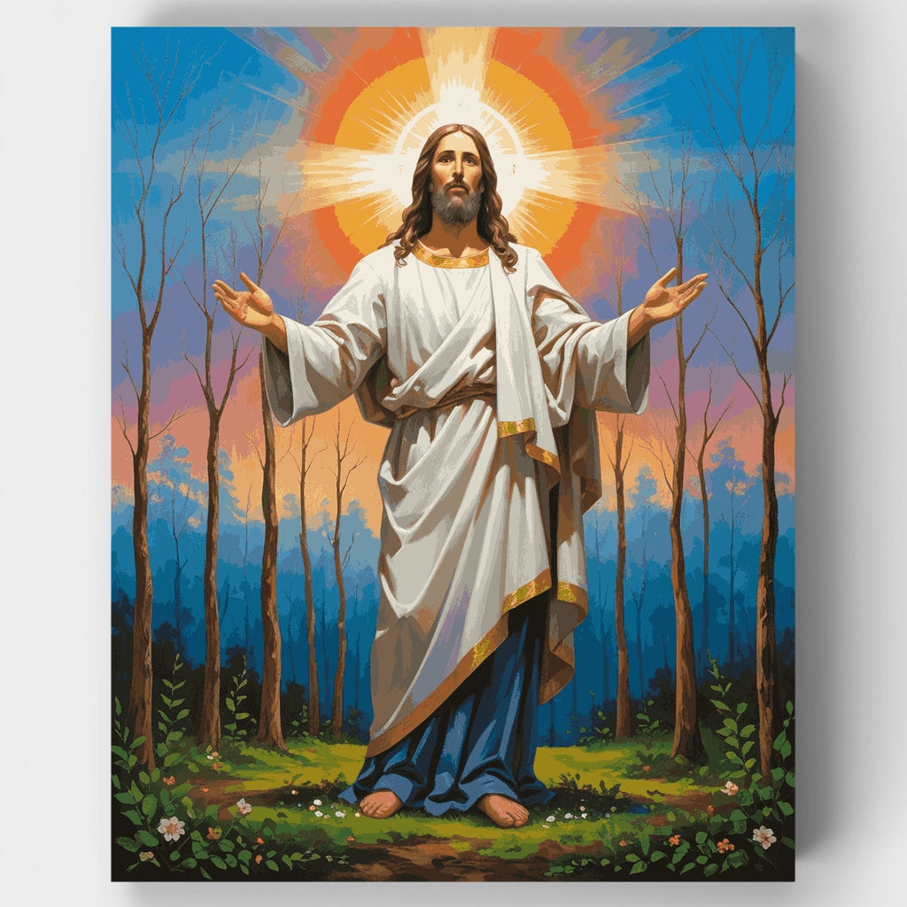 Resplandor Divino - Kit de pintura por números — Estándar