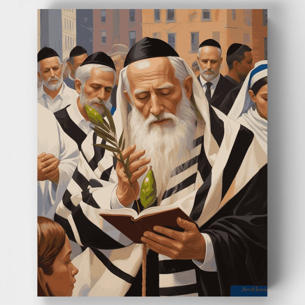 Kit de pintura por números - Oración de Sucot — Estándar