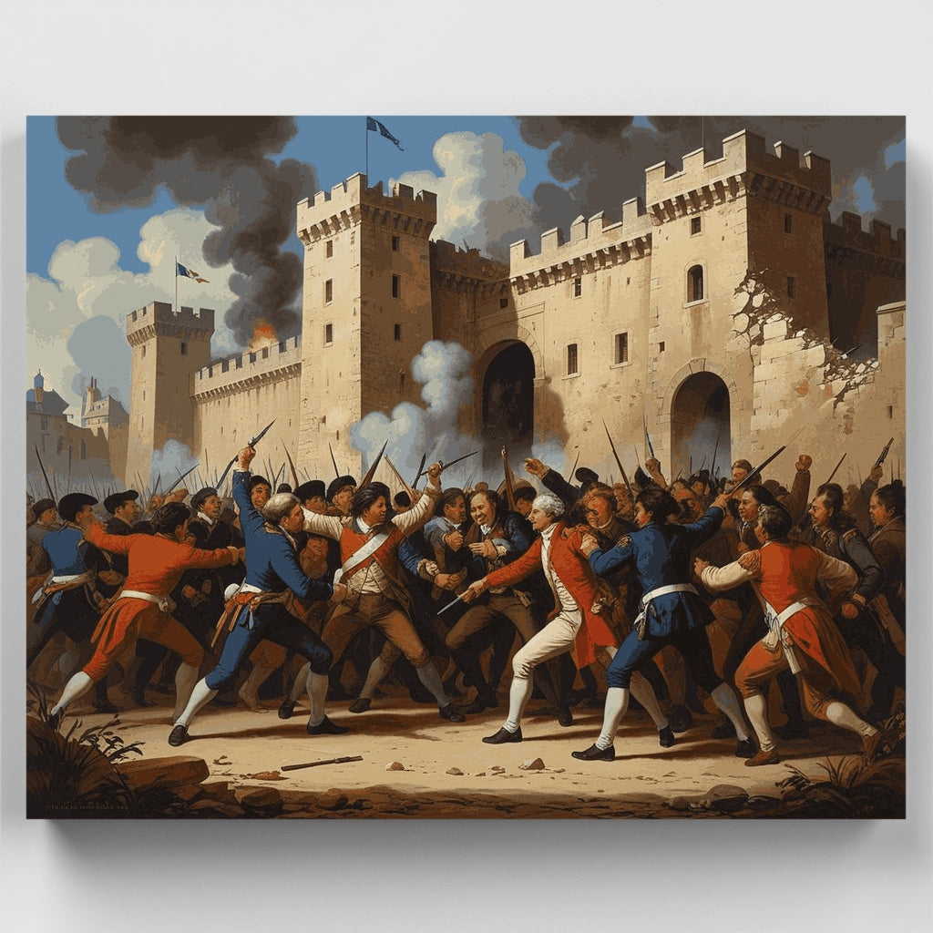 Storming of the Bastille - Paint by Numbers Kit