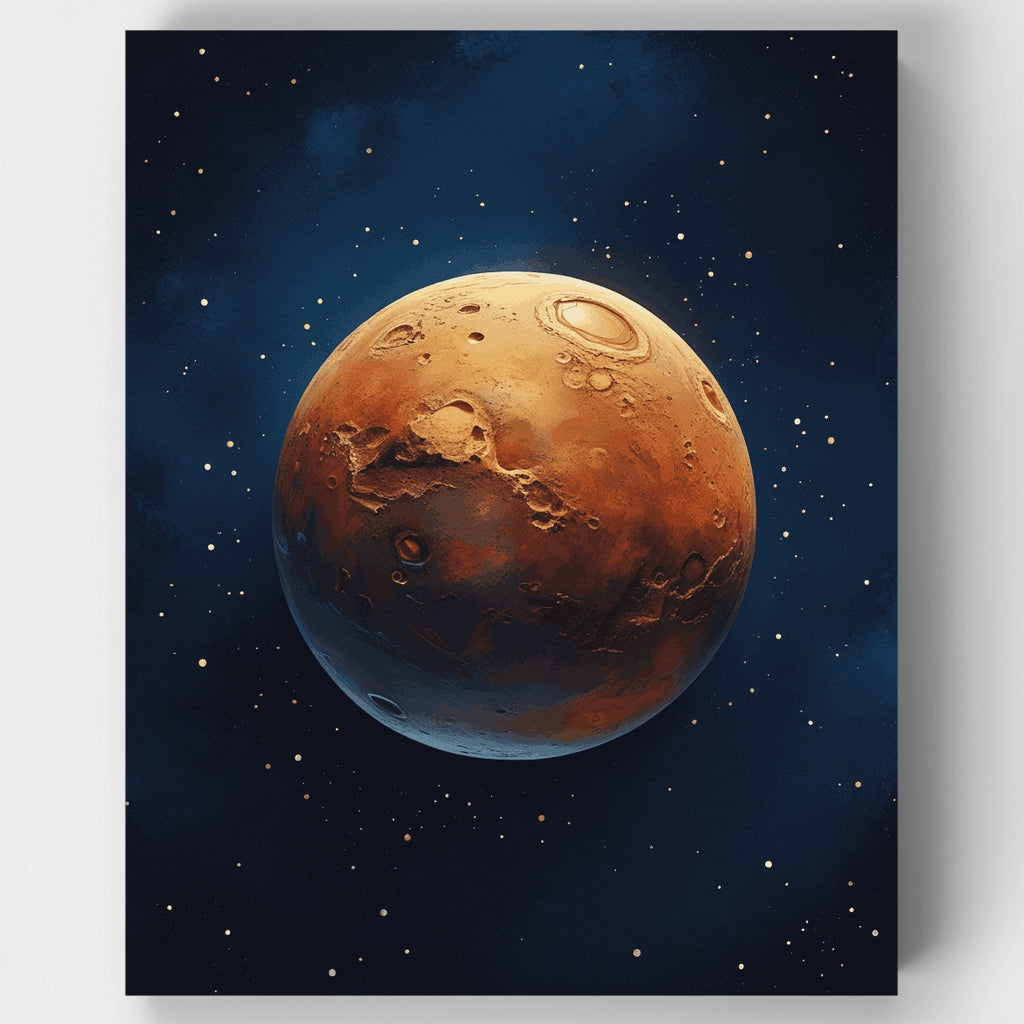 Planeta Marte - Kit de pintura por números — Estándar