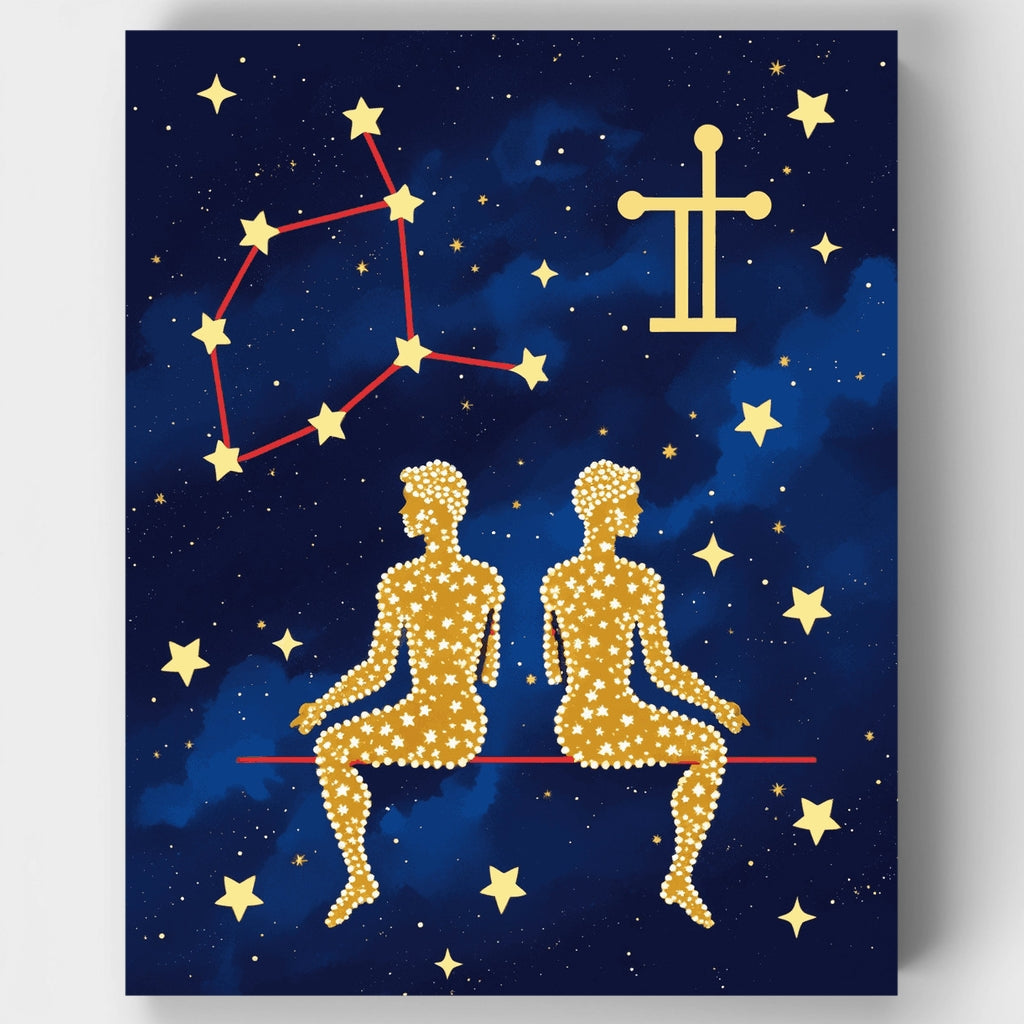 Gemini Constellation - Paint by Numbers Kit