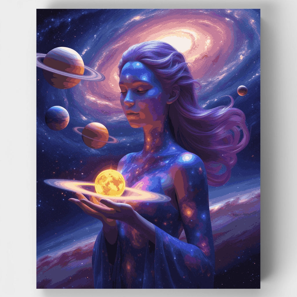 Diosa Cósmica - Kit de pintura por números — Estándar