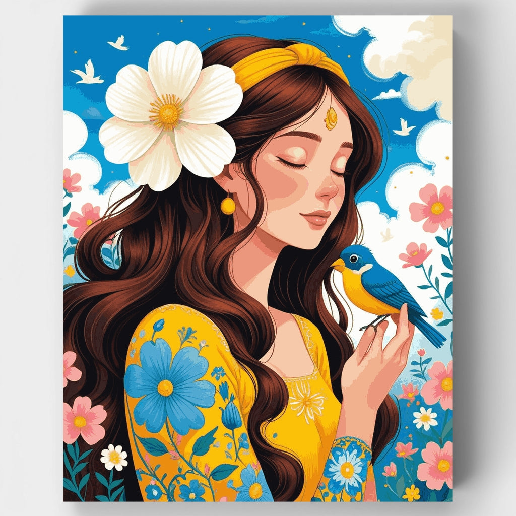 Armonía con la Naturaleza - Kit de pintura por números — Estándar