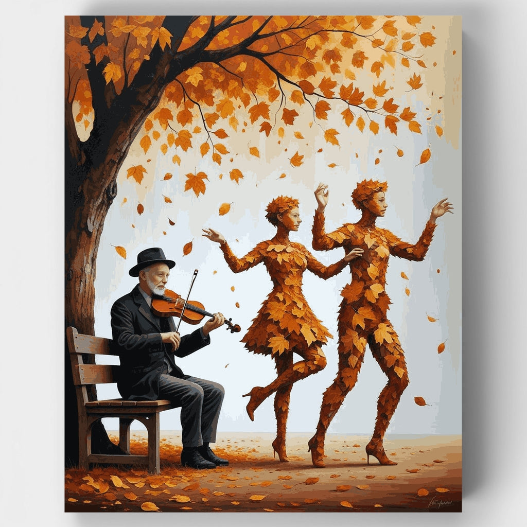 Sinfonía de otoño - Kit de pintura por números — Estándar