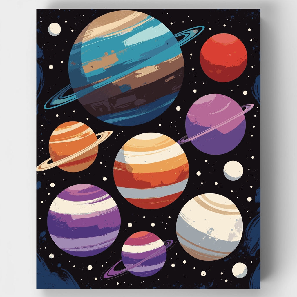 Planetary Cosmos - Paint by Numbers Kit