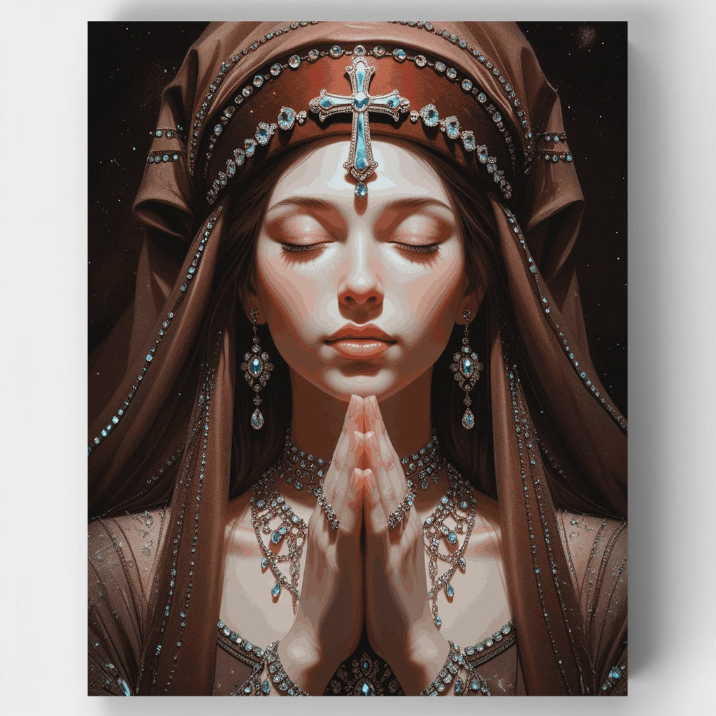 Divine Prayer - Paint by Numbers Kit