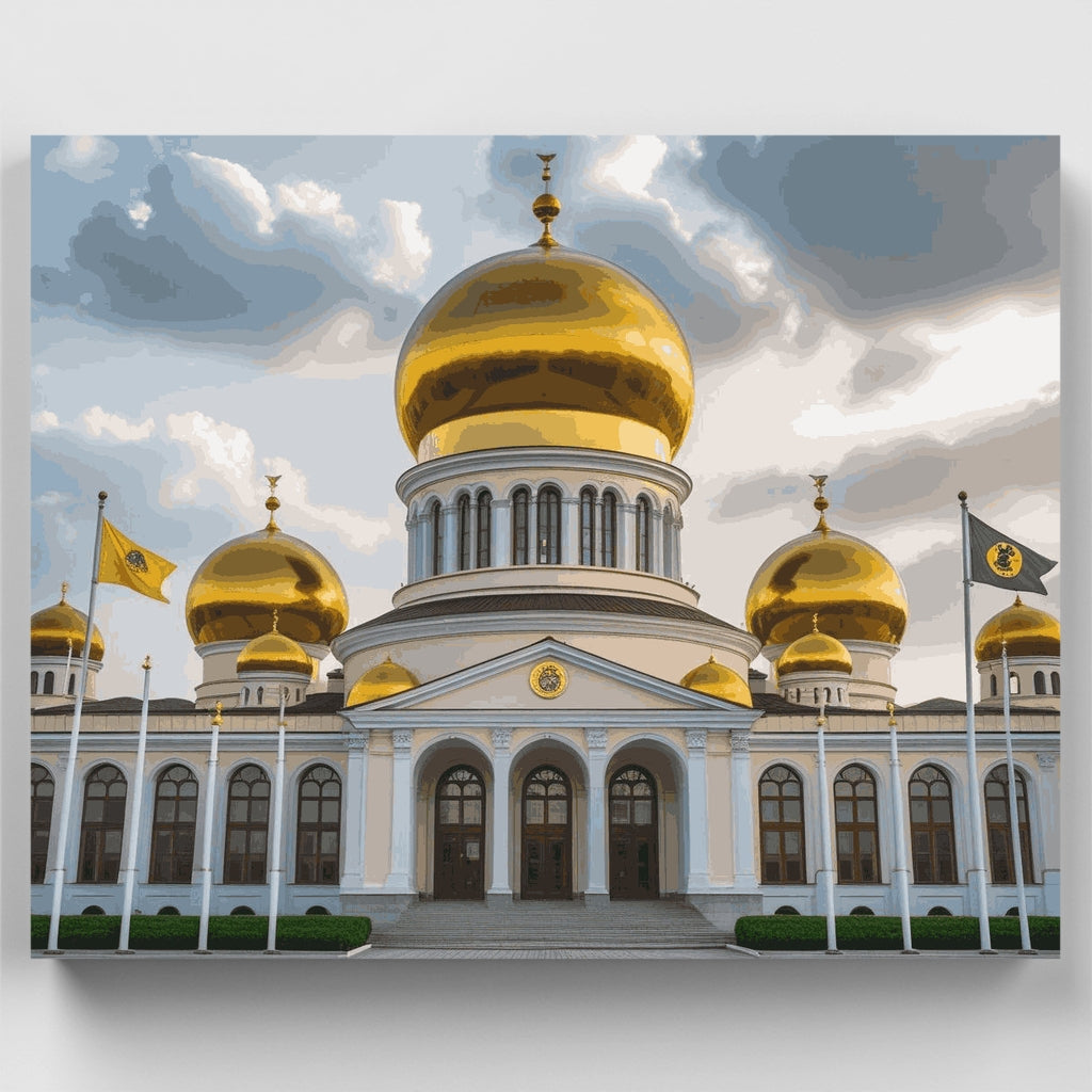 Catedral ortodoxa rusa - Kit de pintura por números — Estándar