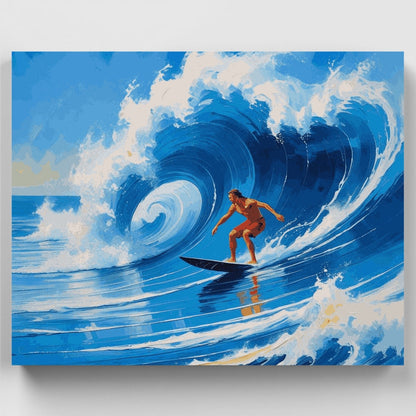 Epic Wave Surfer - Paint by Numbers Kit