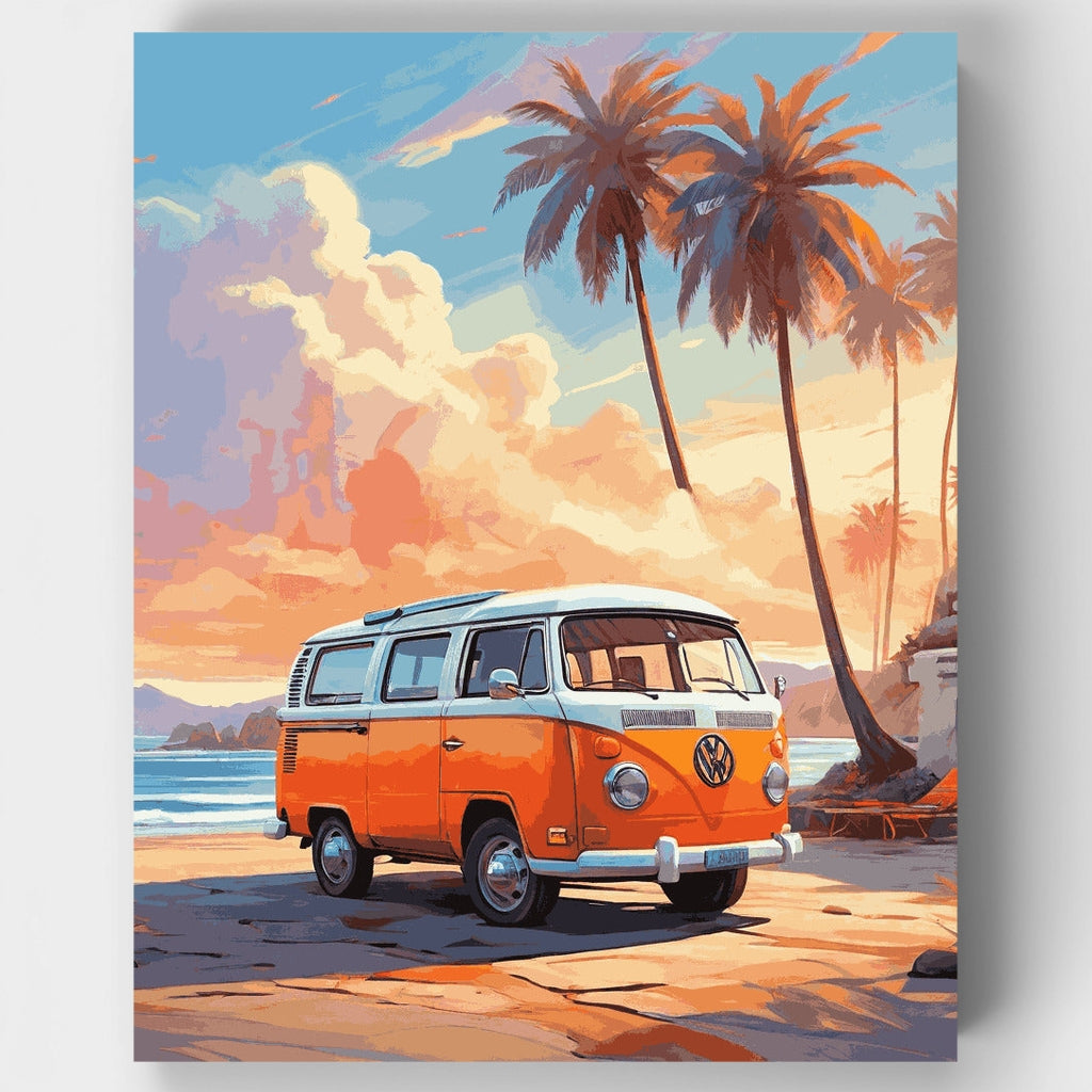 Escapada a la playa - Kit de pintura por números — Estándar
