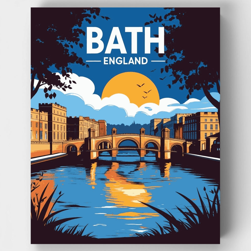 Bath, Inglaterra - Kit de pintura por números — Estándar