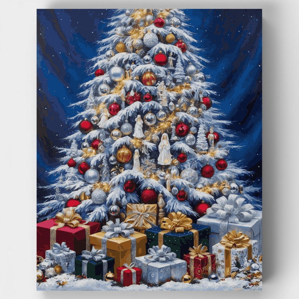 Árbol de Navidad encantado - Kit de pintura por números — Estándar