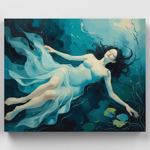 Underwater Goddess - Paint by Numbers Kit
