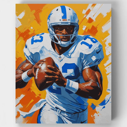 American Football Player - Paint by Numbers Kit