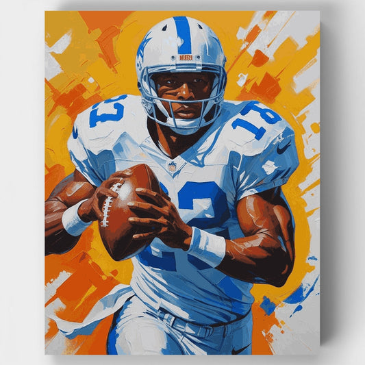 American Football Player - Paint by Numbers Kit