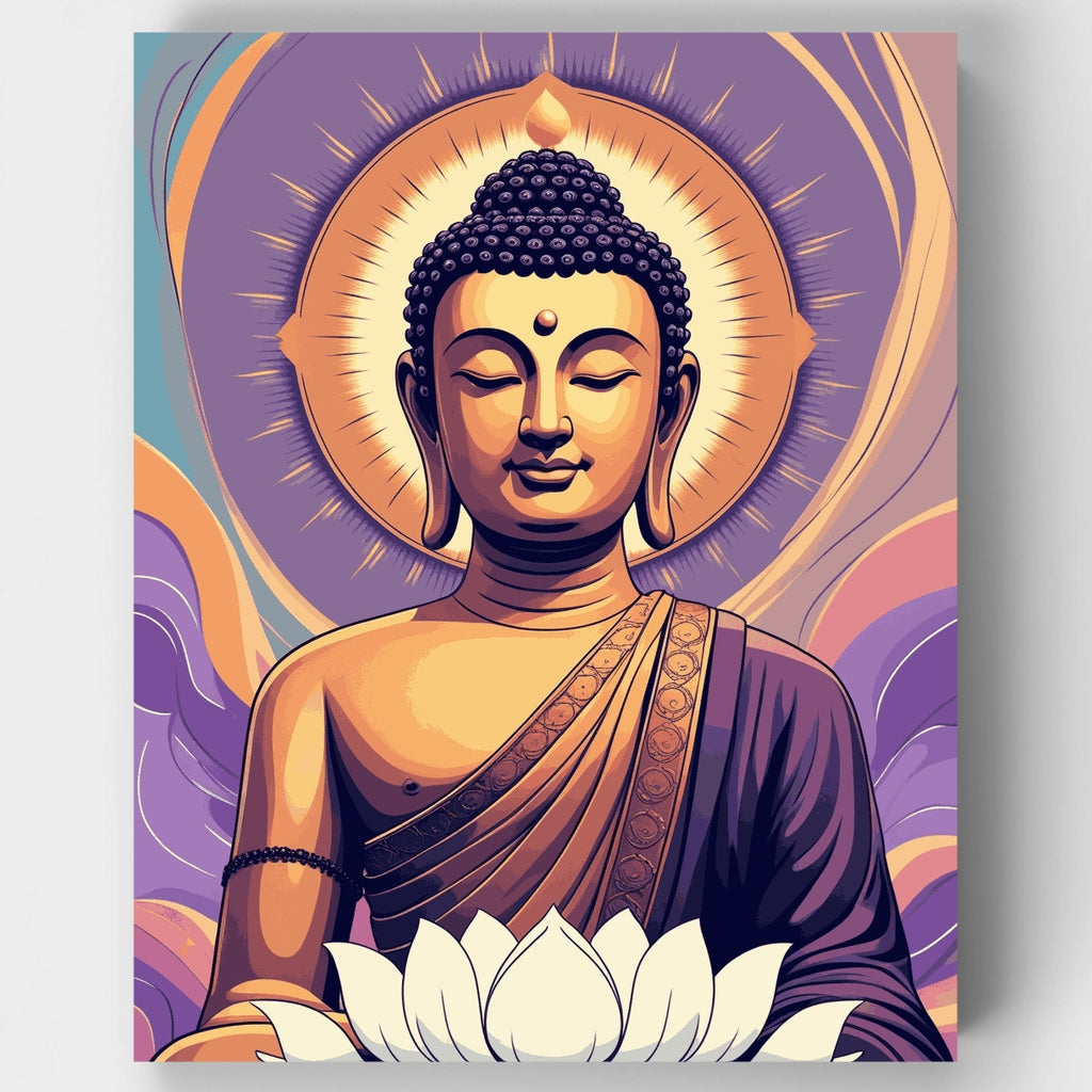 Buddha Meditation - Paint by Numbers Kit