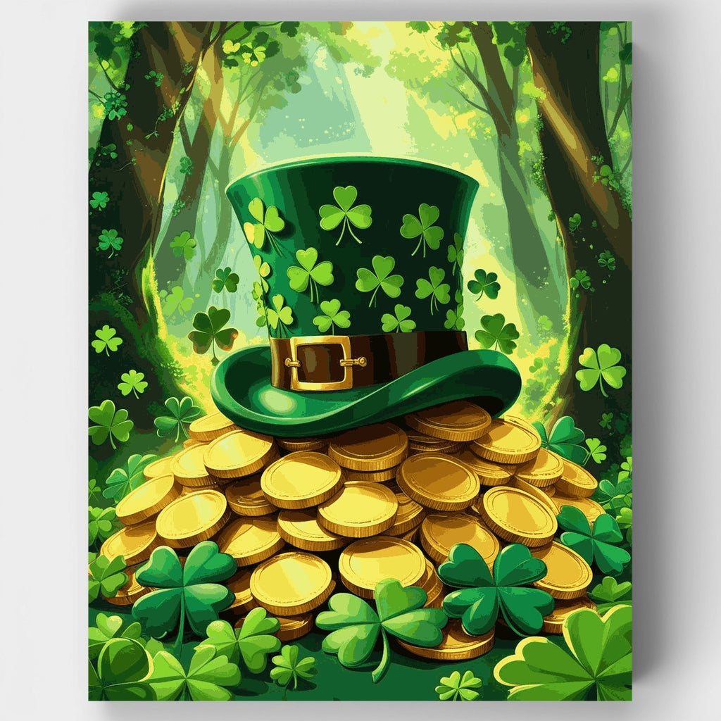 Leprechaun's Treasure - Paint by Numbers Kit