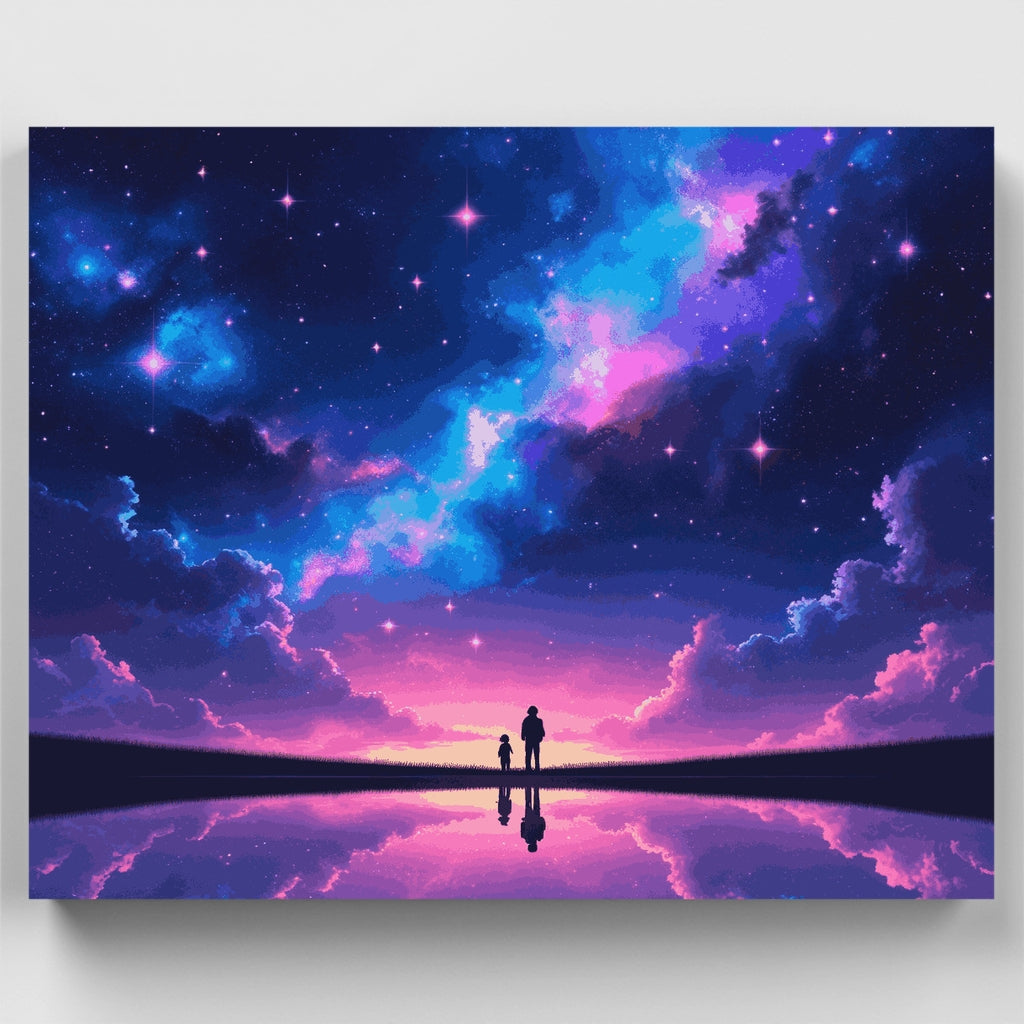 Cosmic Stargazers - Paint by Numbers Kit