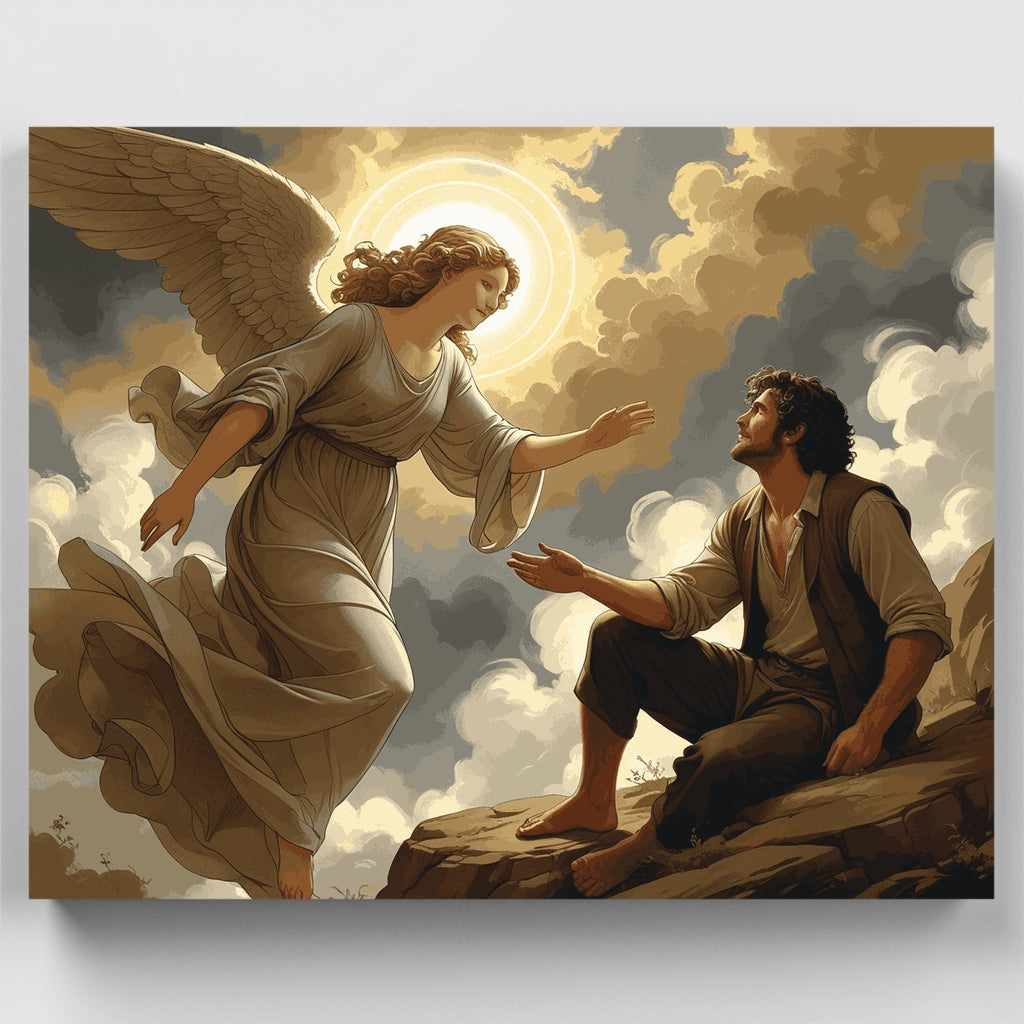 Angel Visitation - Paint by Numbers Kit