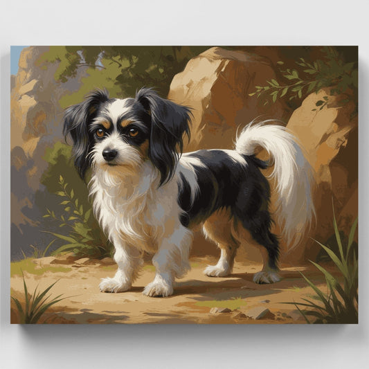 Adorable Spaniel Portrait - Paint by Numbers Kit