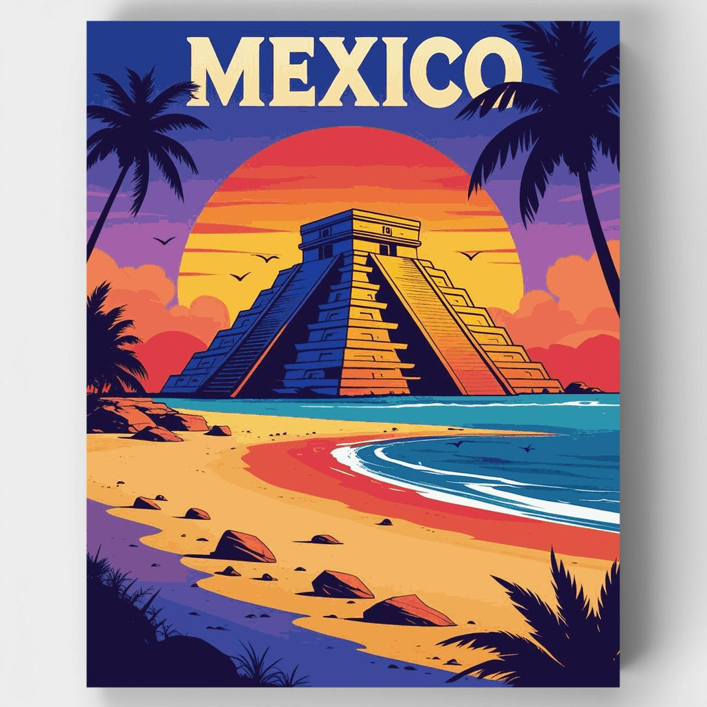 Mexico - Paint by Numbers Kit