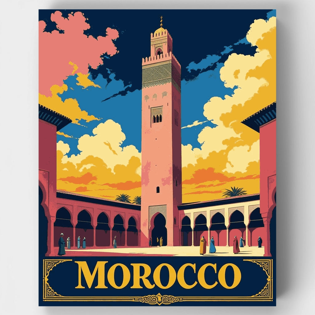 Marruecos - Kit de pintura por números — Estándar