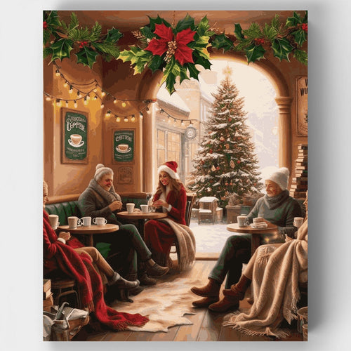 Winter Wonderland Cafe - Paint by Numbers Kit