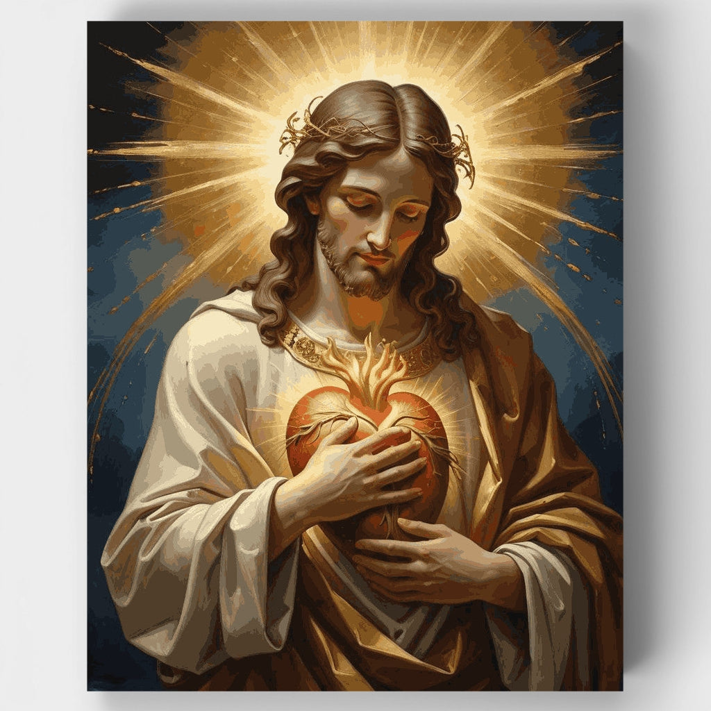 Sacred Heart of Jesus - Paint by Numbers Kit