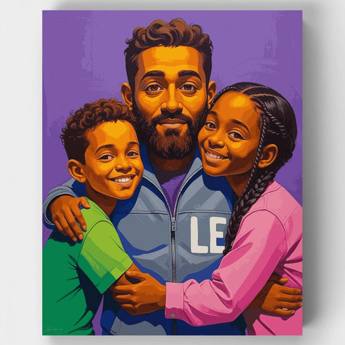 Family Portrait - Paint by Numbers Kit