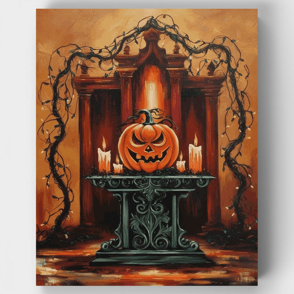Altar de Halloween - Kit de pintura por números — Estándar