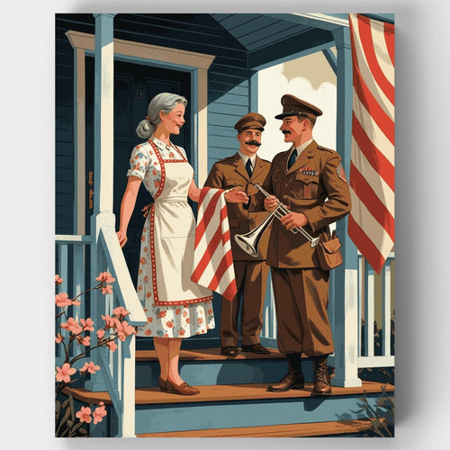 Homecoming Heroes - Paint by Numbers Kit